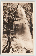 Postcard Vintage RPPC Rainbow Falls on Trail to Mt. LeConte in Tennessee picture