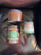 Antique Vintage Coffee Tins picture