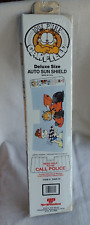 Vintage 1978 Garfield & Odie Deluxe Auto Sun Shield Visor Shade picture