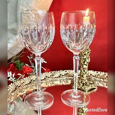Waterford Crystal Grenville Gold Wine Blown Glass Vintage Wine Goblets - 2 picture
