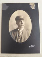 San Francisco Fireman , Fire fighter ~ Cabinet card Dore Studios Mission St. picture