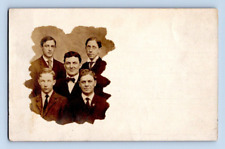 RPPC 1907. 5 GUYS FROM WAVERLY, OHIO. POSTCARD. SC34 picture