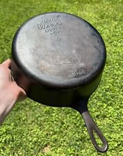 ANTIQUE WAGNER WARE SIDNEY -O- #8 DEEP CHICKEN FRYER CAST IRON PAN SKILLET 1088J picture