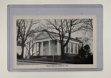 Vintage MINT Union Library Hatboro PA Pennsylvania Art-Glo Unused Postcard picture