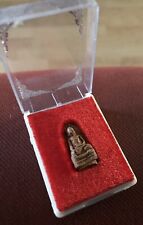Authentic Vintage 2.25 cm Tiny Thai Buddha Amulet in Case picture