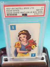 💥 1937 - 1938 SNOW WHITE BLUE BOX RC PSA Graded CARD CASTELL BROS. LTD.  💥 picture