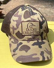 Ducks Unlimited Trucker Hat Unique & Rare Camo Pattern New w/o tags Vintage Hunt picture