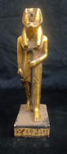 Rare Ancient Egyptian Antique Anubis Statue God of The Underworld Pharaonic BC picture