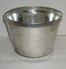 Vintage Early Tin or Aluminum Metal Pudding Cake Mold Cake Baking Pan picture