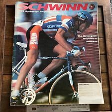 Vintage 1989 Schwinn Bike Brochure Catalog Paramount  Project KOM 80s picture