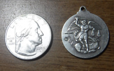 St Michael The Archangel, Sterling Silver U.S. Army Catholic Medal #2a picture