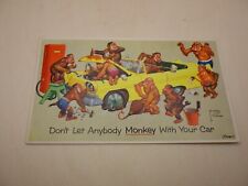 Prestone Anti-Freeze Monkey Around Car Oil Victorian Style Vintage Trade Card picture