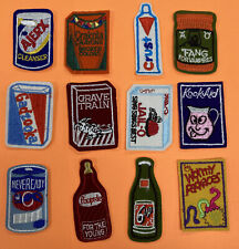 Vtg 1974 Topps Wacky Packages Patch Set Of 12 picture