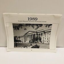 Vintage 1989 Treasury Historical Association Bicentinnial Calendar  picture