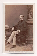 Vintage CDV Aristocratic French Man Second Empire Bousseton & Appert Photo picture