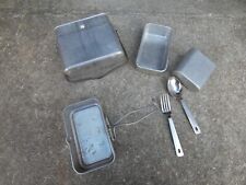 1940'S French Army Mess Kit M35 Set Fork and Spoon , Cup picture