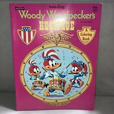 Vintage Woody Woodpecker's Heritage Coloring Book 1973 by Walter Lantz NEW picture