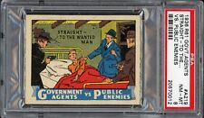 1936 R61 Government Agents Public Enemies A219 Straight Wanted Man (PSA 8 NM/MT) picture