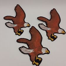 Flying Landing Eagle Sew-On Patch Lot of 3 Patches Motorcycle Biker 6