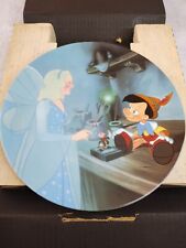 Vintage Knowles Disney Plate  Pinocchio and the Blue Fairy 1990 picture