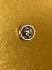 VERSACE Medusa Head 15mm Metal Button Authentic Gianni Versace Vintage picture