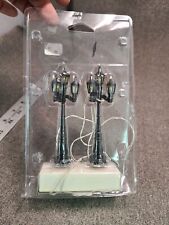 Lemax Old English Street Lamps. Battery Operated, Set of 2 IOP, Tested Working picture