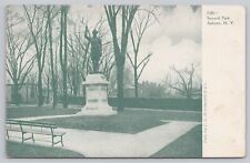 Auburn New York, Seward Park & Monument, Vintage Postcard picture