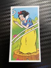 1989 Brooke Bond SNOW WHITE Trading Card 3 Magical World Of Disney  picture