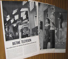 1948 VINTAGE MAGAZINE ARTICLE~TELEVISION~MILTON BERLE,RAYMOND  MASSEY picture