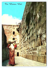 Vintage Postcard Jerusalem - Western Wall (Wailing Wall) c1970's picture