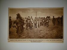 American Army Troops France Assist Allies 1918 World War 1 WW1 Picture picture