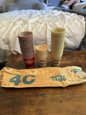 Vintage Dr. Pepper And Mug 4 Oz. Wax Paper Soda Cups picture