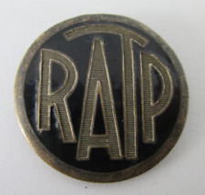 Altes R.A.T.P. Railway Hat Badge Pin Paris France picture