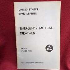 BOOK EMERGENCY MEDICAL (TM-11-8 AND NAVMED P-5022) APRIL 1953 (BOX40) picture