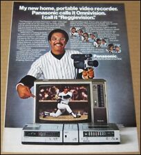 1980 Reggie Jackson Panasonic Omnivision Print Ad Advertisement New York Yankees picture