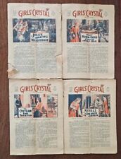 4 Girls' Crystal comic issues April-May 1946 printed in England pre-comic picture