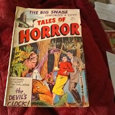 TALES OF HORROR #3 golden age THE DEVILS CLOCK 1952 pre-code suspense stories picture