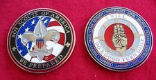 SCOUT SIGN CHALLENGE COIN Law Motto Oath Boy Scout Award Gift Cub Scout BSA picture