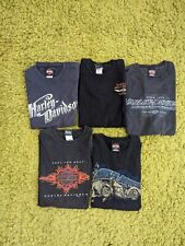 Harley Davidson Men's T-shirts Lot Of 5 Size XL picture