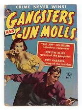 Gangsters and Gun Molls #1 FR 1.0 1951 picture