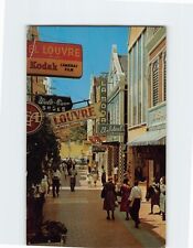 Postcard Main shopping street Heerenstraat Willemstad Curacao picture