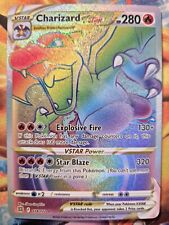 Charizard VSTAR Rainbow Rare Full Art Pokemon Card, Brilliant Stars, 174/172 picture