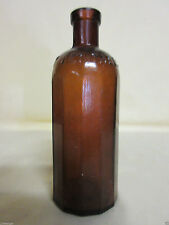 ANTIQUE KENDALL'S SPAVIN TREATMENT 5 1/2 in. AMBER BOTTLE ENOSBURG FALLS VT. picture