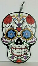 Dia de los Muertos Day of the Dead Calavera Sugar Skull w/Heart Folk Art 13