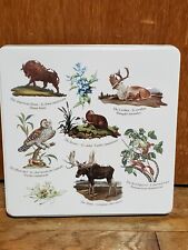 Hudson's Bay Company Wildlife Tobacco Box Tin cigars VTG Collectables white picture
