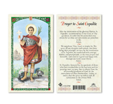 Saint Expedite with Prayer to St Expedite - Paperstock Holy Card HC9-079ENL picture