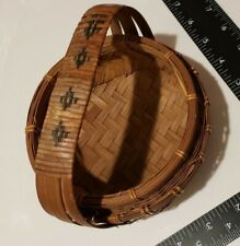 Vintage Indigenous PINE NEEDLE Basket 6