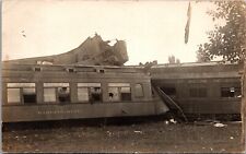RP Postcard Wissinoming Pennsylvania Railroad Passenger Train Wreck Crash~131120 picture