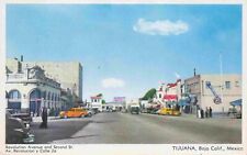 1950s Tijuana Baja California Mexico Revolution Avenue Oscars Club Postcard picture