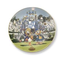 DISNEYLAND IT'S A SMALL WORLD 40TH ANNIVERSARY 3RD OF 12 PLATE DONALD & DAISY picture